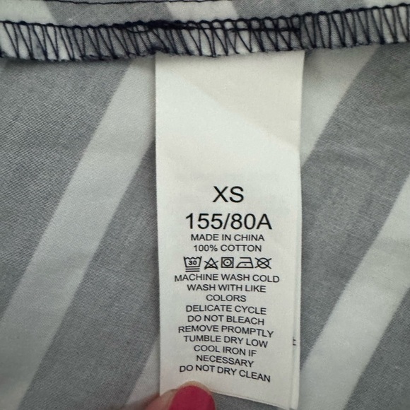 Kate Spade Navy Blue and White Sailor Dress with Pockets Size XS - Picture 7 of 11